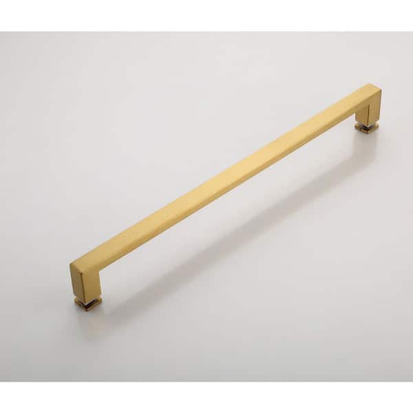 66-73 in. W x 72 in. H Double Sliding Frameless Smooth Sliding Shower Door in Brushed Gold with 3/8 in. Clear Glass