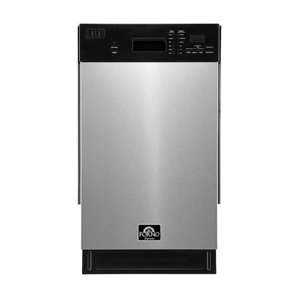 Forno Polo 18 in. Built-in Tall Tub Dishwasher Stainless Steel