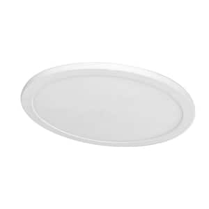 Trago 2 16 in. W x 0.51 in. H 1-Light White LED Flush Mount with White Acrylic Diffuser