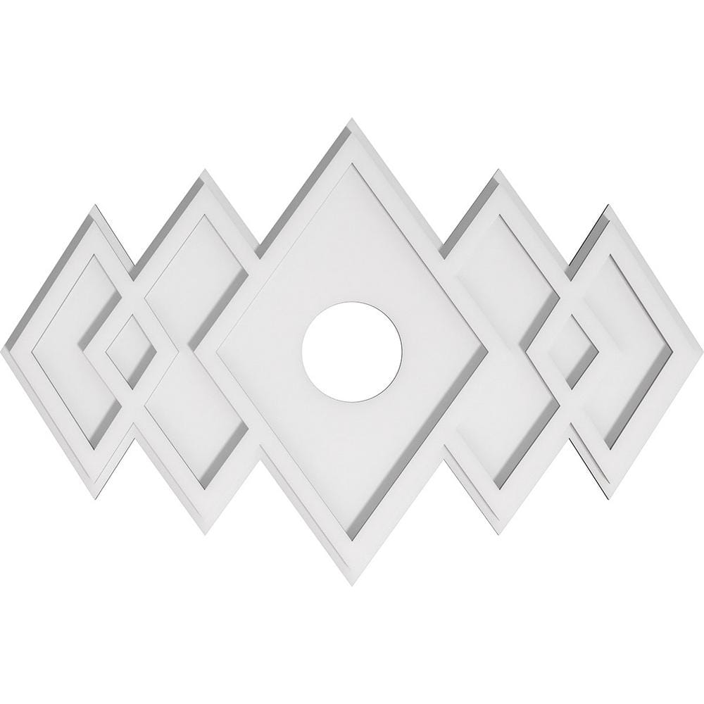 28 in. W x 18-5/8 in. H x 4 in. ID x 1 in. P Zoe Architectural Grade PVC Contemporary Ceiling Medallion price history on PriceWatchPro