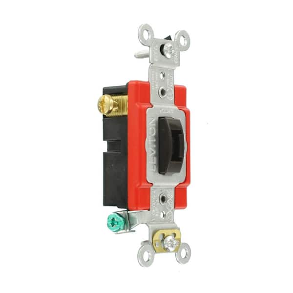 20 Amp Industrial Grade Heavy Duty 3-Way Locking Switch, Brown 1223-2L