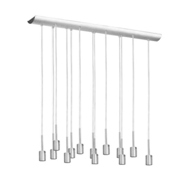 Filament Design Edmunds 13-Light Satin Chrome Multi-Light Pendant