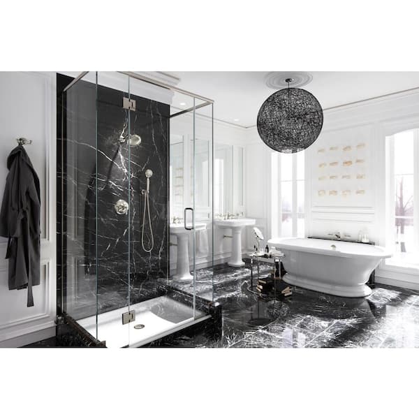 KOHLER Artifacts 9 in. Deck-Mount Bath Spout with Flare Design, Polished Chrome