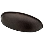 2-1/2 or 3 in. (64 or 76mm) Center-to-Center Cocoa Bronze Dual Mount Cup Drawer Pull