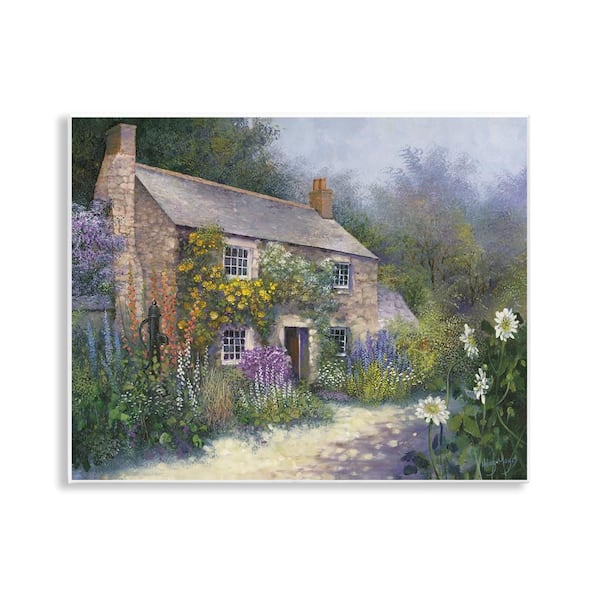 Gardener's Cottage View by Hilary Mayes Unframed Architecture Graphic Art Print 11 in. x 14 in.