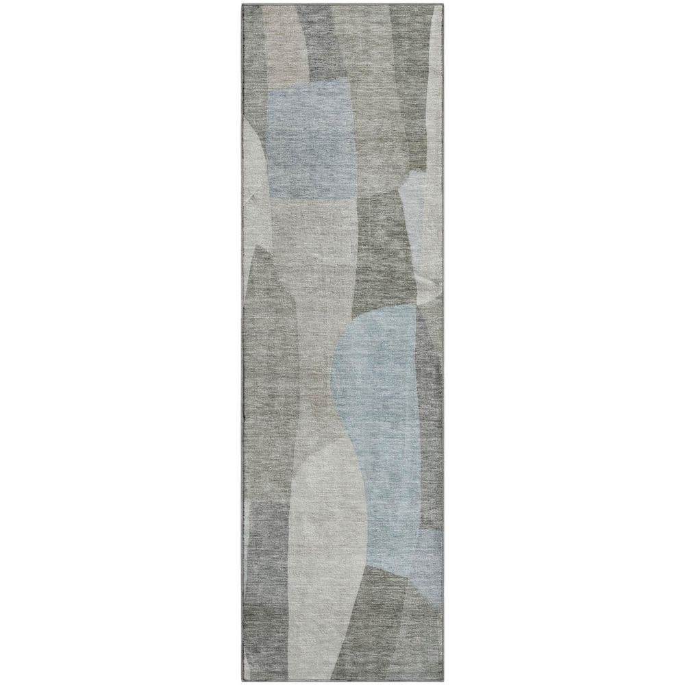 Mayfield Premium Machine Washable Abstract AMF2376 Taupe 2 ft. x 7 ft. Runner Rug price history on PriceWatchPro