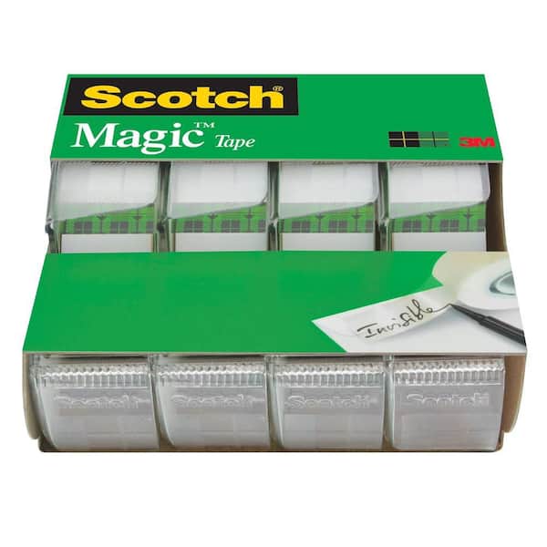 Scotch 3/4 in. x 8-1/3 yds. Magic Tapes (4-Pack)