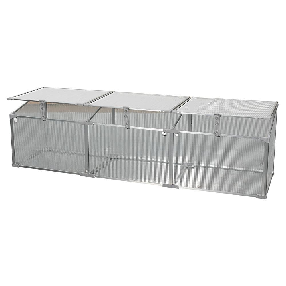 71 in. W x 20 in. D x 20 in. H Aluminium Silver Greenhouse price history on PriceWatchPro