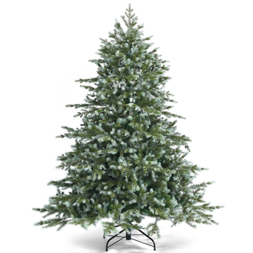 6ft Green Artificial Spruce Christmas Tree with PE/PVC Branches