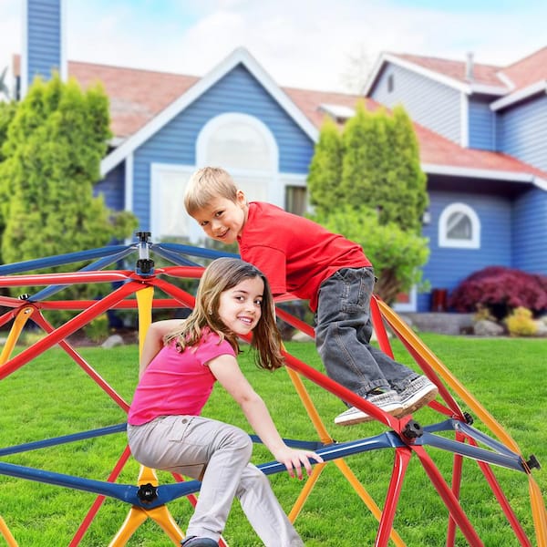 neotheroad Dome Frame Climber Monkey Bars Play Center Outdoor Climbing Jungle Gym for Fun 