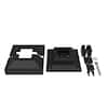 TuffBilt Black Surface Mount Kit 73055199 - The Home Depot