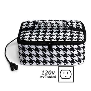 45-Watts Houndstooth Portable Oven Food Warming Tote