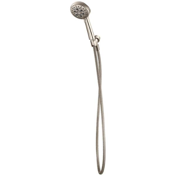 Pfister Vie 5-Spray 3.94 in. Single Wall Mount Handheld Adjustable Shower Head in Brushed Nickel