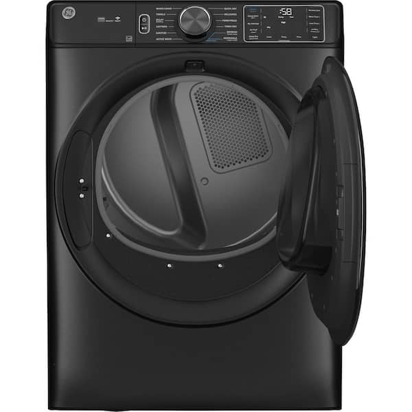 GE 7.8 cu.ft. Smart Front Load Gas Dryer in Carbon Graphite with