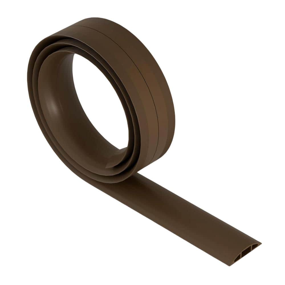 EKIEUDL 6 ft. 0.63" W x 0.31" H Heavy Duty PVC Flexible Floor Cable ...