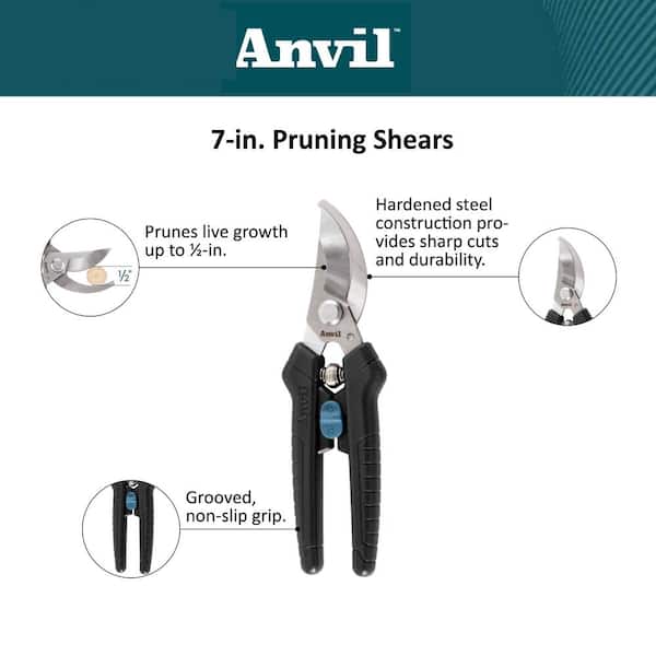 2.04 in. W, 1/2 in. Cut Capacity Pruning Shears