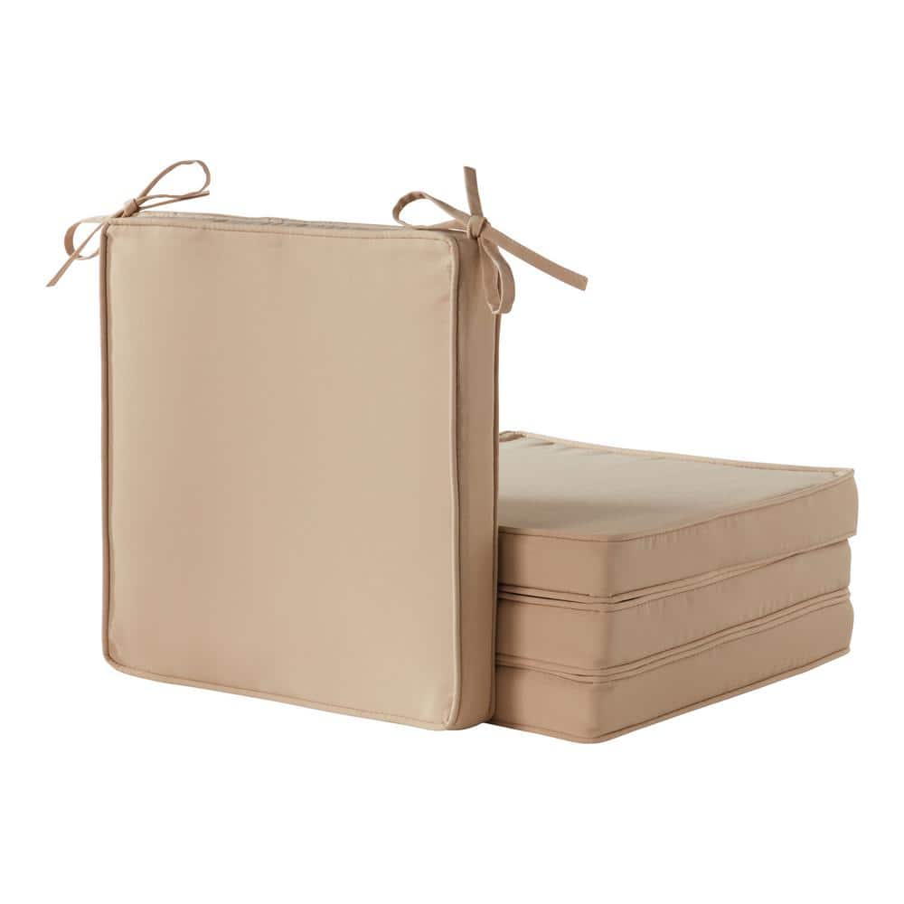 18 in. x 18 in. Stone Square Outdoor Dining Seat Cushion (4-Pack) price history on PriceWatchPro
