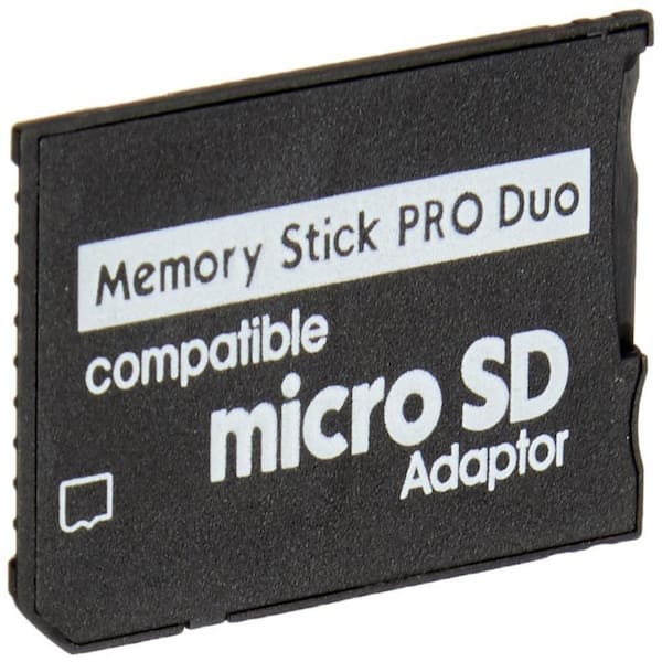 Single slot MicroSDHC, Micro SD to Memory Stick Pro Duo Adaptor