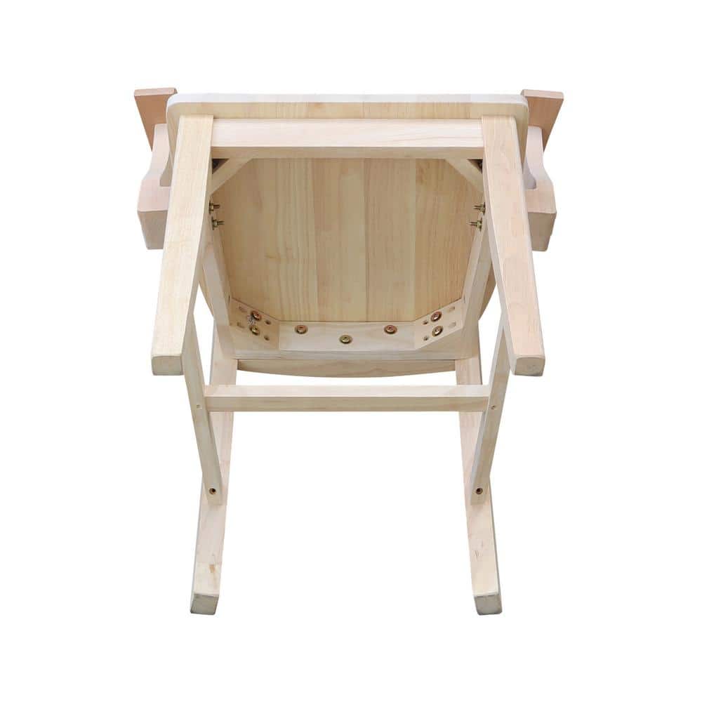 Eco-Friendly Beige Parawood Traditional Arm Chair