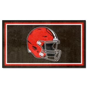 Cleveland Browns Brown 3 ft. x 5 ft. Plush Area Rug