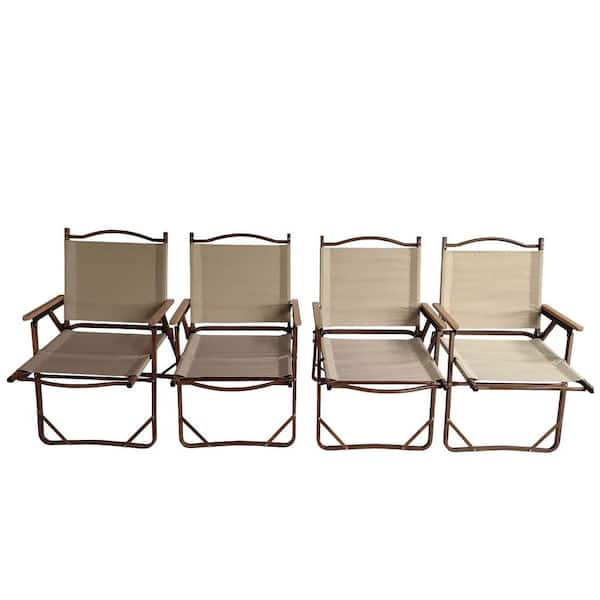 Comfy Foldable and Portable Chair with Armrests Aluminium Frame