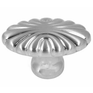 Tuscany 1-5/8 in. Satin Nickel Oval Cabinet Knob (10-Pack)