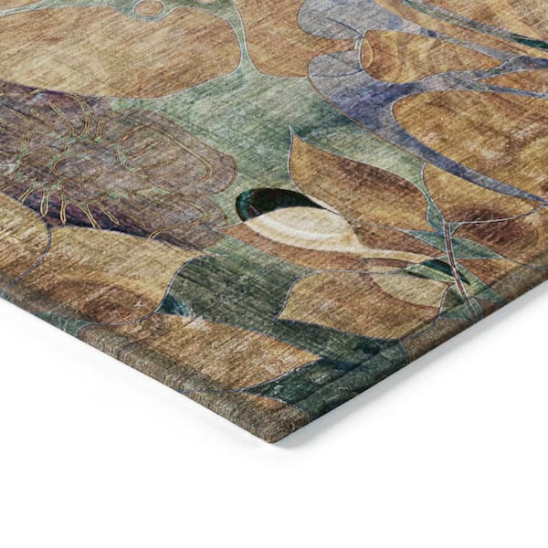 Chantille ACN558 Beige 2 ft. 3 in. x 7 ft. 6 in. Machine Washable Indoor/Outdoor Geometric Runner Rug