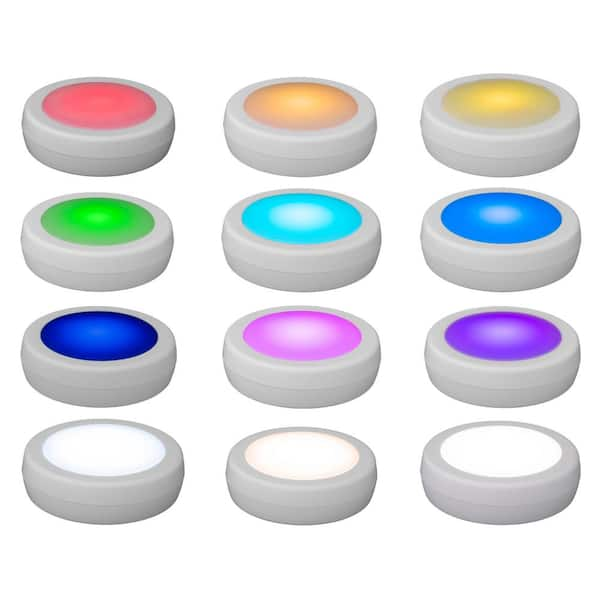 6 Pack Wireless LED Puck Lights with Remote Control – Espace Depot