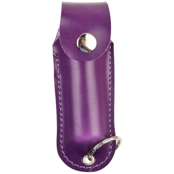Leatherette 2 Oz Self Defense Pepper Spray Holster for Clipping to Belt for sale online 