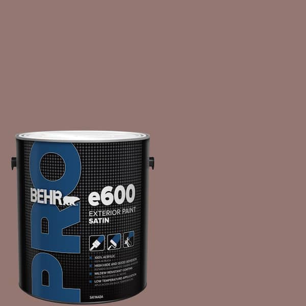 1 gal. #710B-5 Milk Chocolate Satin Exterior Paint