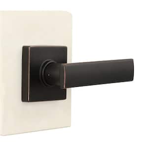 Westwood Aged Bronze Hall/Closet Door Lever with Square Rose