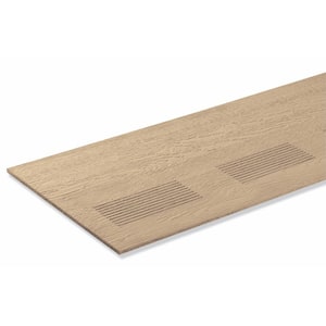 LP SmartSide Cedar Texture Primed Vented Soffit 3/8 in. x 16 in. x 16 ft.