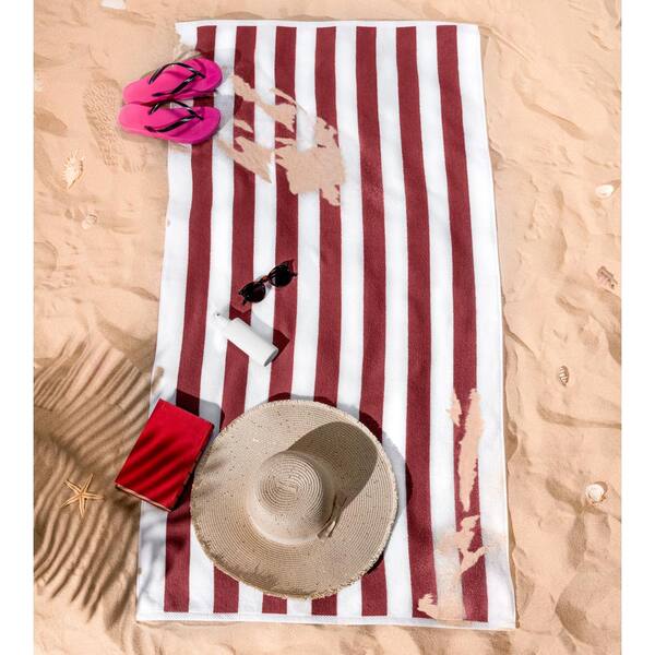 Red Stripe Pool and Beach Towel