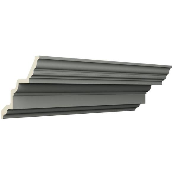 Ekena Millwork Domingo 9.625 in. D x 14.625 in. W x 96 in. L Polyurethane Crown Moulding