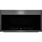 30 in. 1.9 cu. ft. Over the Range Microwave with Sensor Cook in Black Stainless Steel