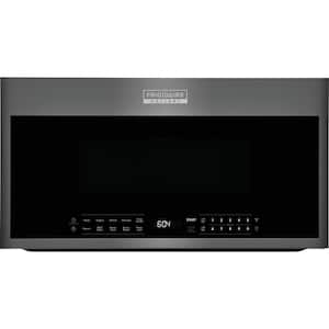 30 in. 1.9 cu. ft. Over the Range Microwave with Sensor Cook in Black Stainless Steel