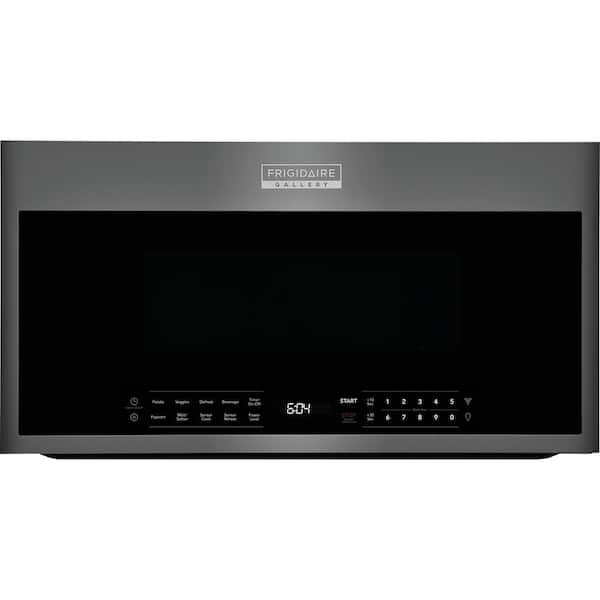 Frigidaire Gallery 30 in. 1.9 cu. ft. Over the Range Microwave with Sensor Cook in Black Stainless Steel