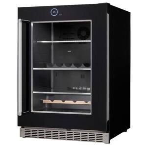 24 in. 5.0 cu. ft. Freezerless Built-In Refrigerator in Black