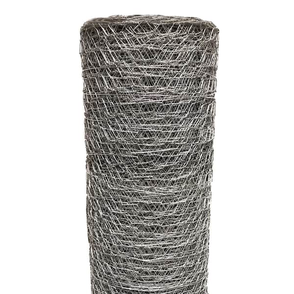 Fencer Wire 3 ft. x 150 ft. 19-Gauge Black Vinyl Coated Poultry Netting  with 3/4 in. Mesh NV19-B3X150MF34 - The Home Depot