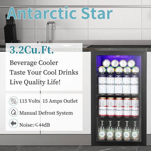 Antarctic Star 3.2 Cubic Feet Small Wine Fridge Digital