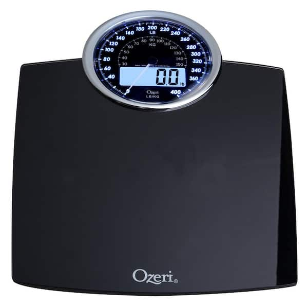 SUGIFT Precision Body Weight Bathroom Scale with Backlit Display, 400 lbs  Capacity, Black