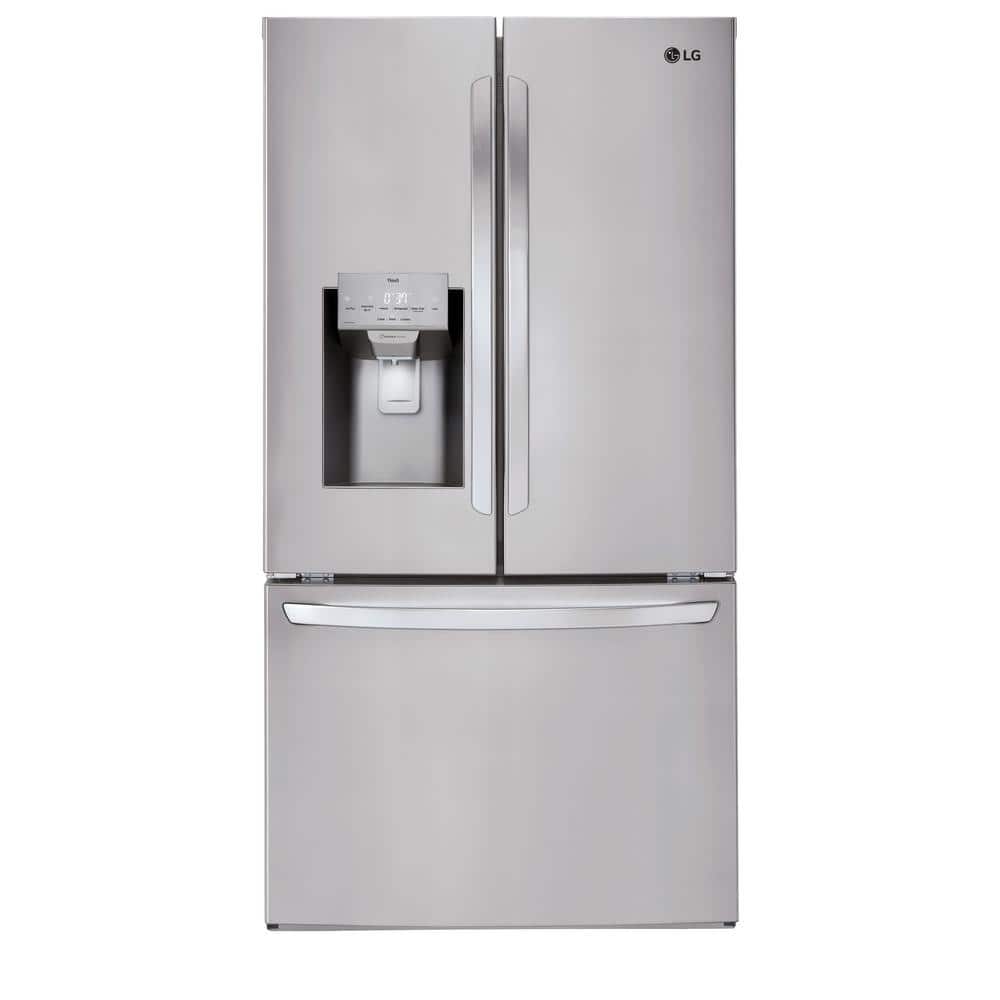 LG 28 Cu Ft Stainless Steel French Door Refrigerator with Ice Maker