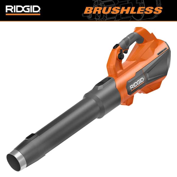 RIDGID R01601B 18V Brushless 130 MPH 510 CFM Cordless Battery Leaf Blower (Tool Only) - 1