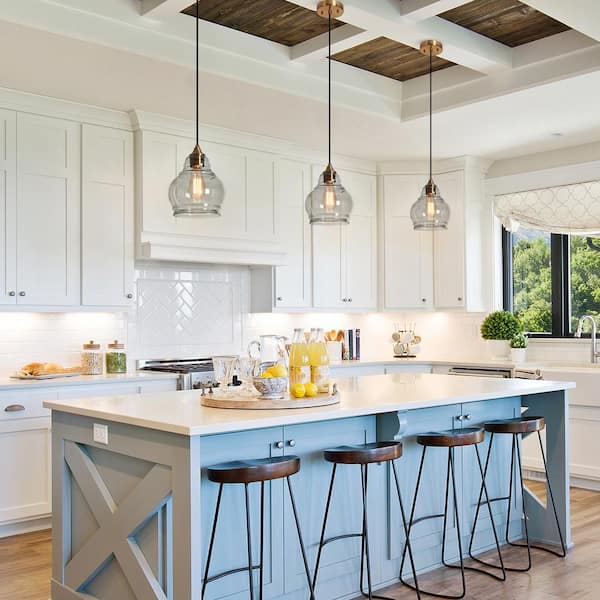 Transitional kitchen on sale pendant lighting