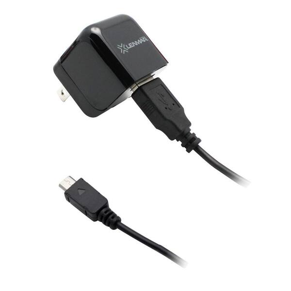 Lenmar AC Wall Charger and Cable for USB-Mini Powered Devices