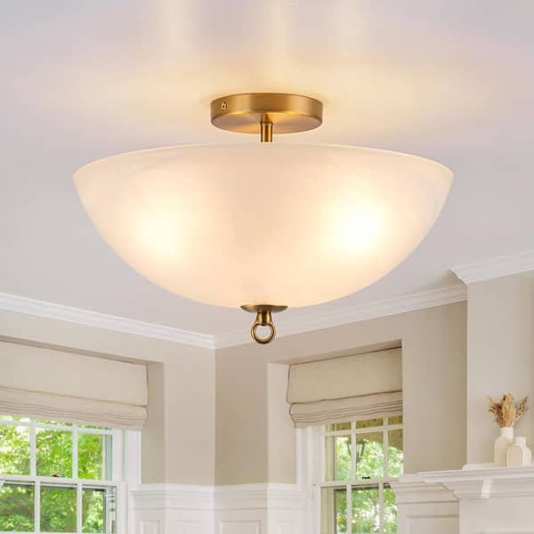 HINKLEY Hinkley Harper Medium Semi-Flush Mount Ceiling Light