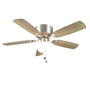 Kennesaw 42 in. Indoor Brushed Nickel Ceiling Fan with Light