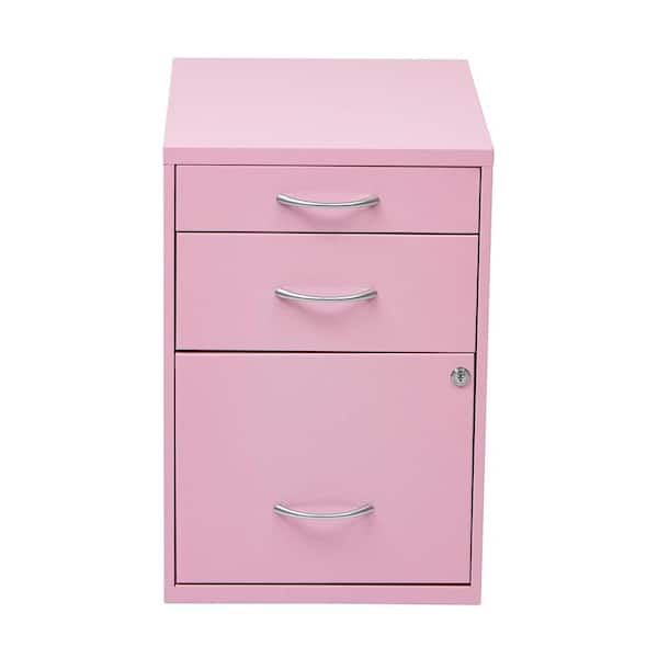 OSP Home Furnishings Pink File Cabinet