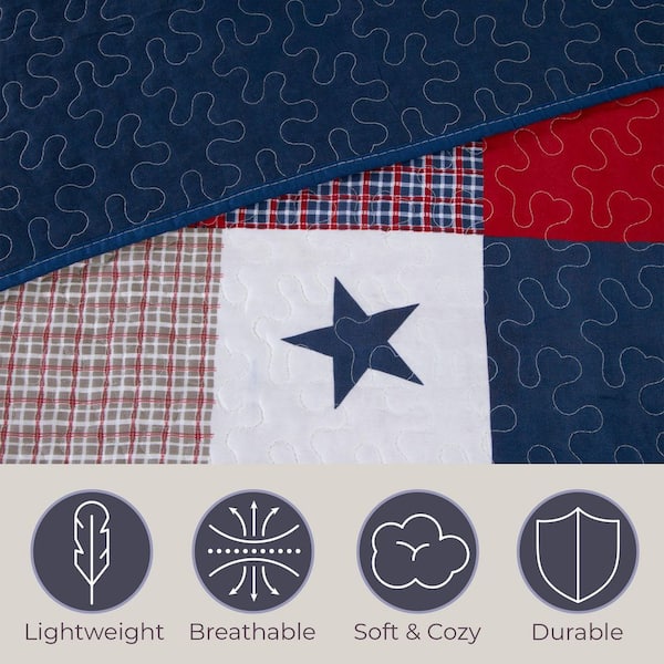 Caroline Blue Quilt Set