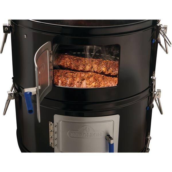 Apollo 22 Charcoal Water Smoker in Black